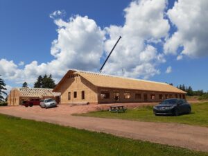 New 16 unit development well on it's way to being finished in Morell, PEI